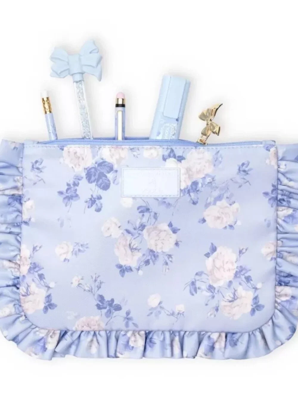 LoveShackFancy x Target Everblooming Rosettes Flat Accessories Pouch